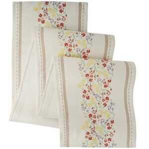 Pioneer Woman Wildflower Fabric Table Runner 14"x90" Floral Country Chic Style
